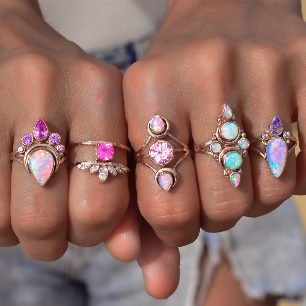 Australian Opal Rings