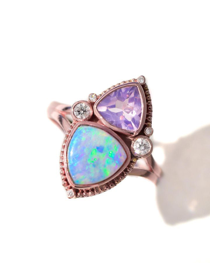 Ready to Ship Natural Stone Jewelry - Opal Rings & Cuffs – Angel Alchemy