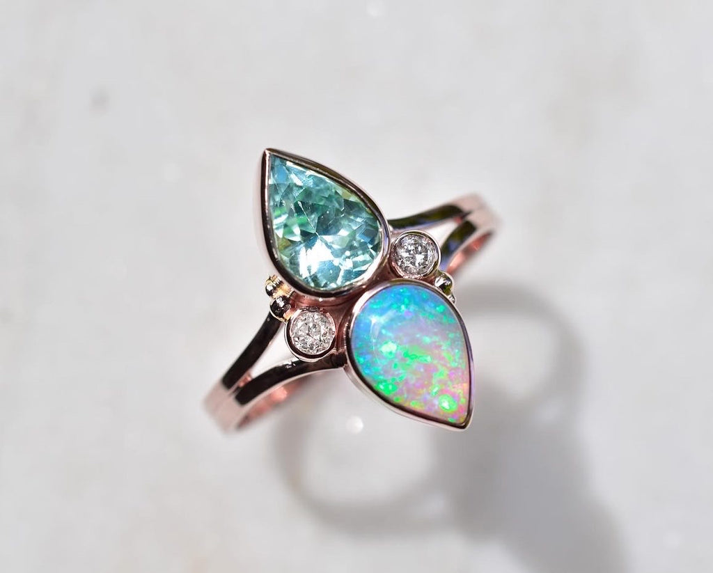 Australian Opal Talisman Ring