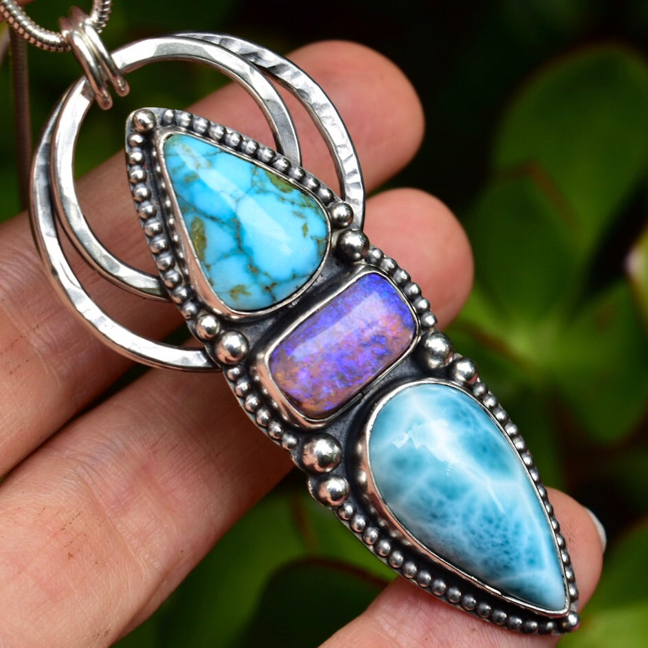 Talisman Necklace with Australian Opal